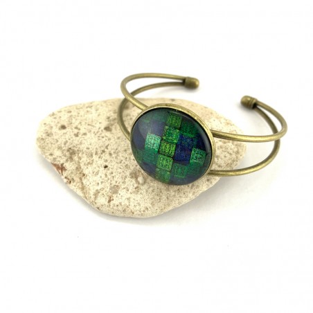 Bracelet Carrés Mystiques — bijou artisanal fait main | De Liane En Liane