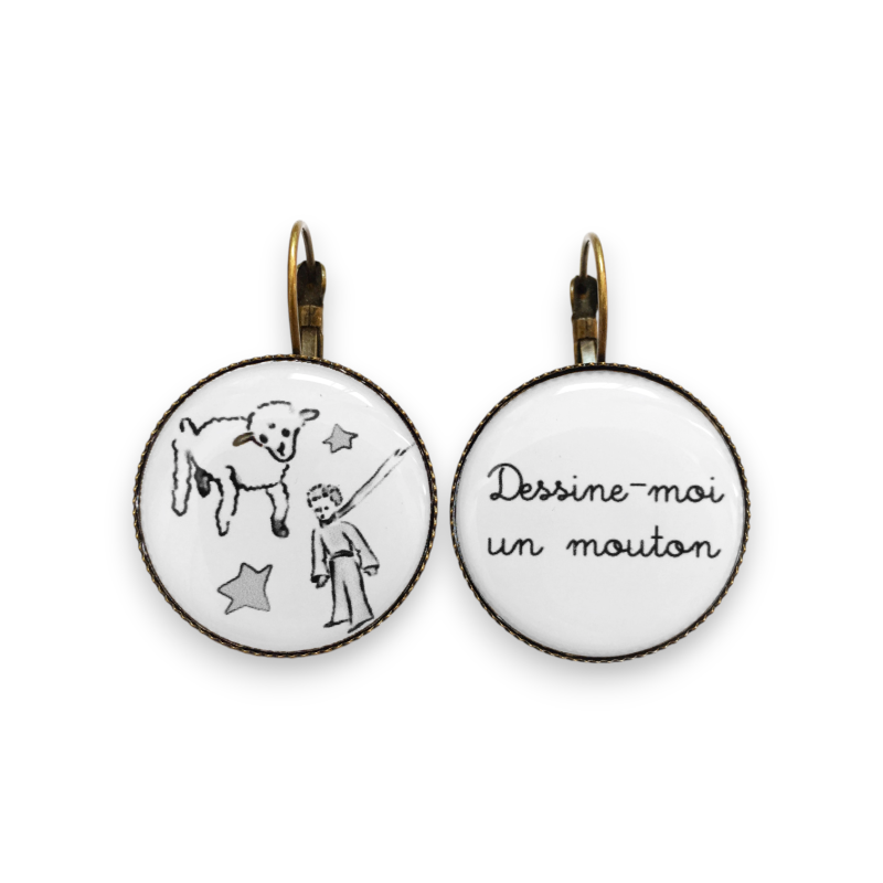Boucles d'oreilles Le Petit Prince — bijou artisanal fait main | De Liane En Liane