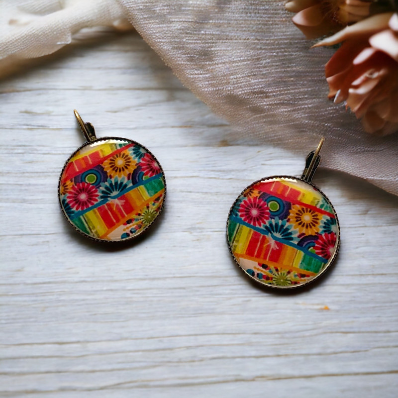 Boucles Arc-En-Fleurs | De Liane En Liane