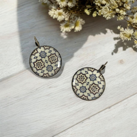 Boucles d'oreilles Souvenir de Lisbonne — bijou artisanal fait main | De Liane En Liane