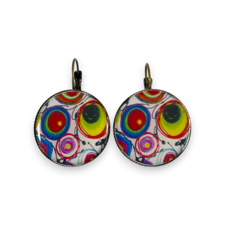 Boucles d'oreilles Effervescence — bijou artisanal fait main | De Liane En Liane