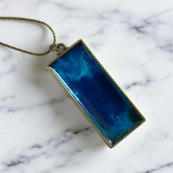 Collier Ciel d'Écume — bijou artisanal fait main | De Liane En Liane