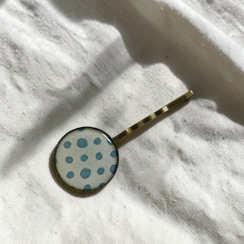 Barrette Nuées — fait main | De Liane en Liane